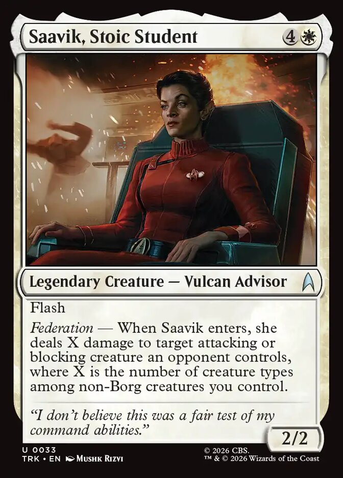 Saavik, Stoic Student