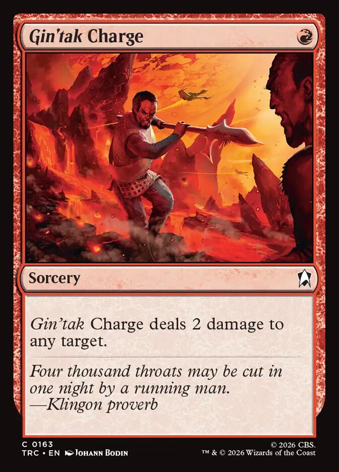 Gin'tak Charge