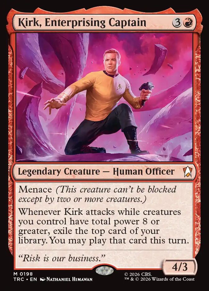 Kirk, Enterprising Captain