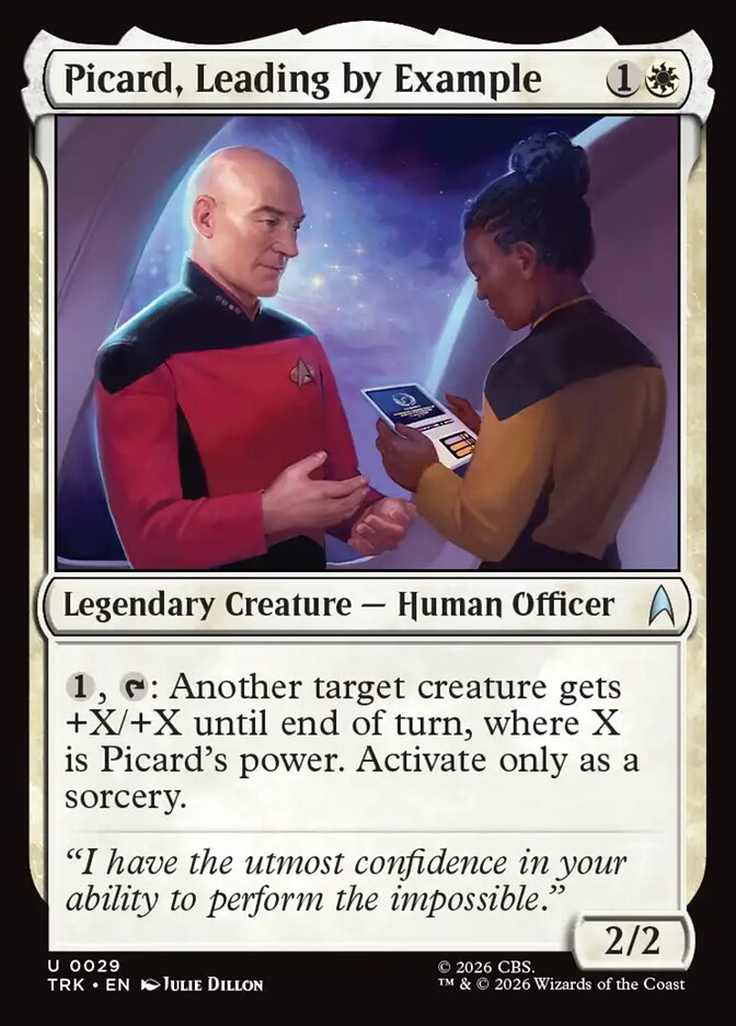 Picard, Leading by Example