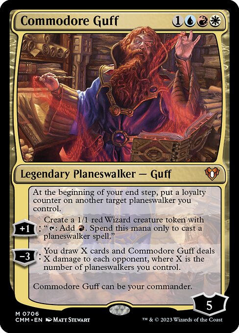 Commander Masters Planeswalker Party Preconstructed Deck NM